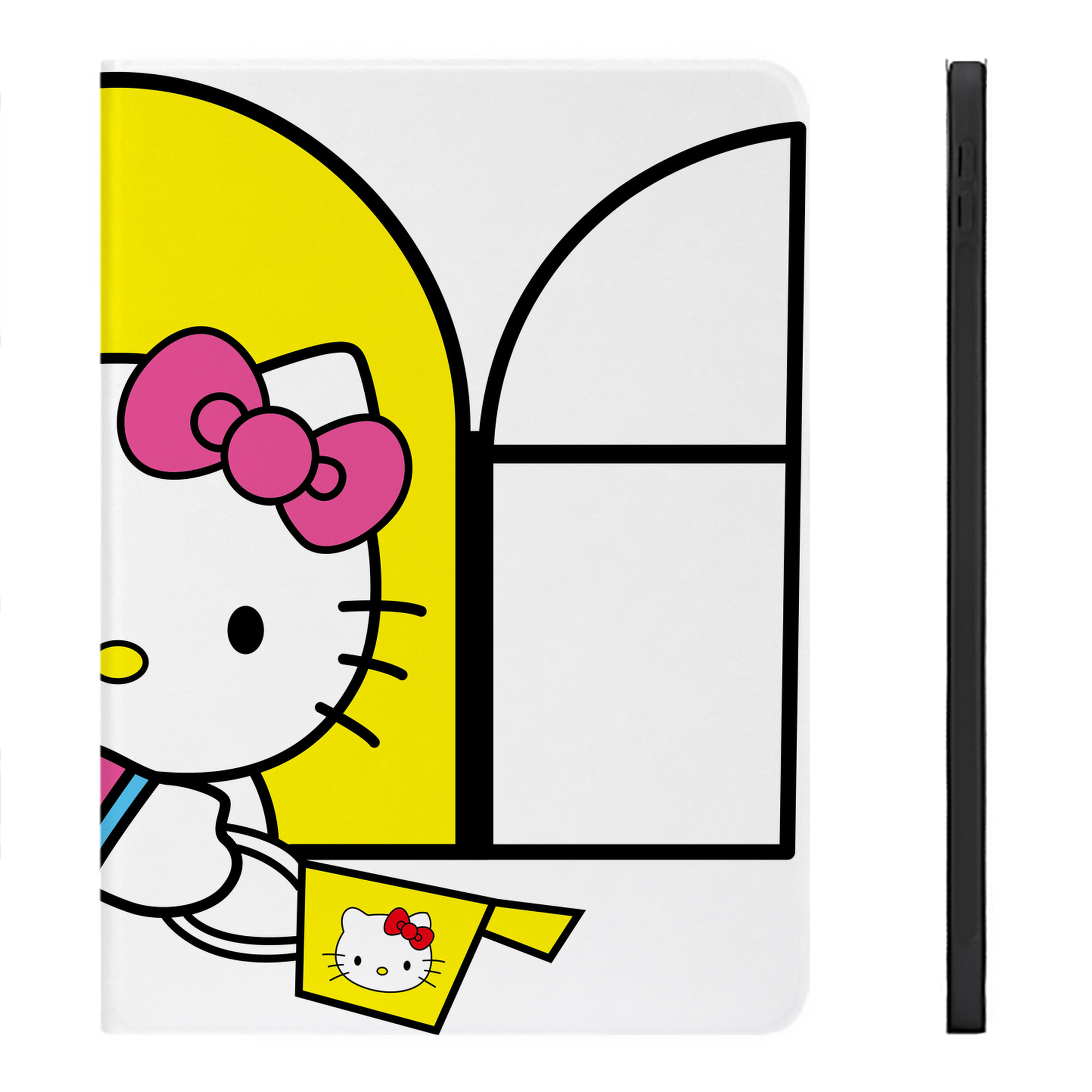 （画像用） Hello Kitty ハローキティ IPadケース ペンホルダー付き ブックスタイルデザイン